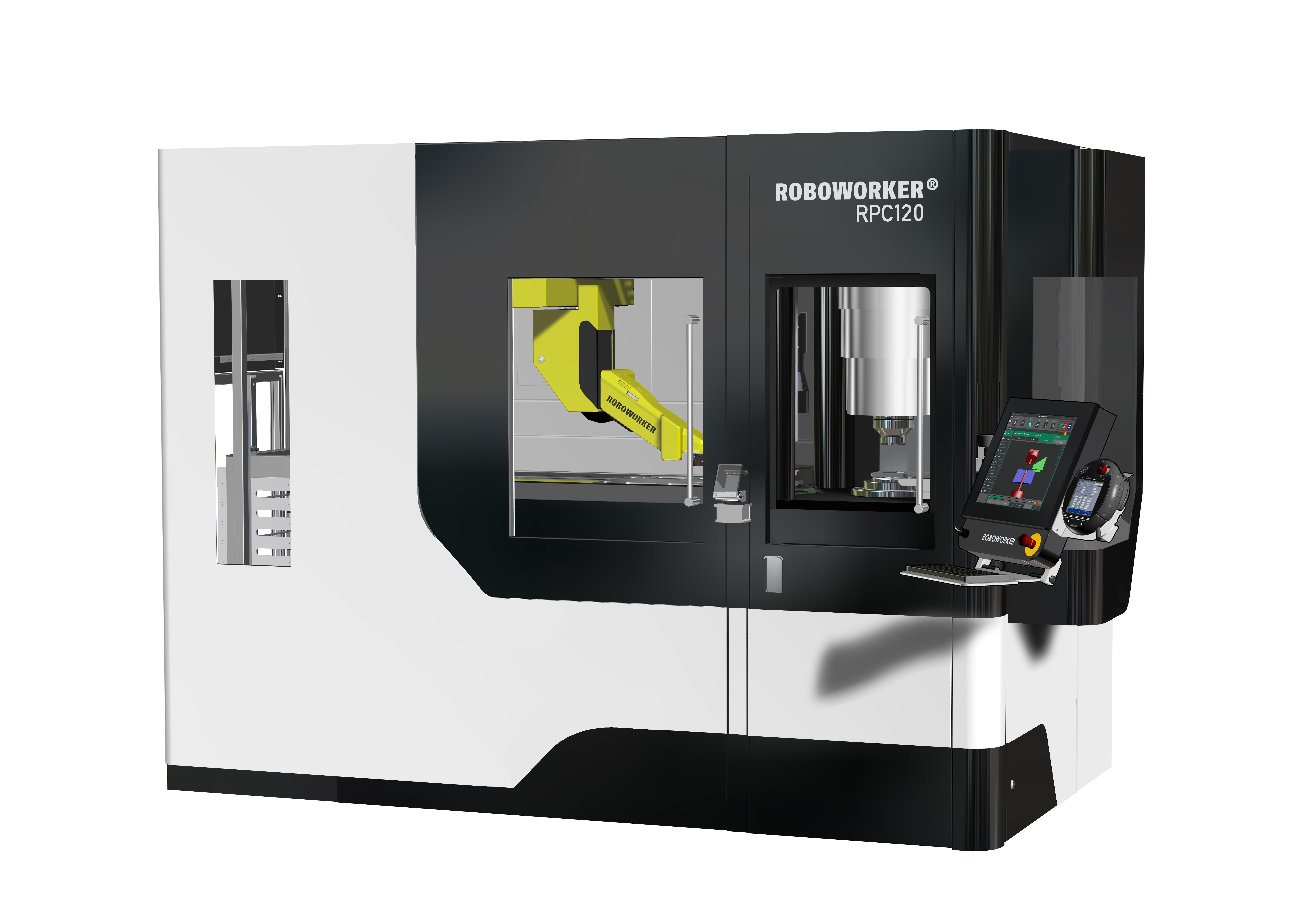 The high-tech powder press cell for your production: the ROBOWORKER RPC