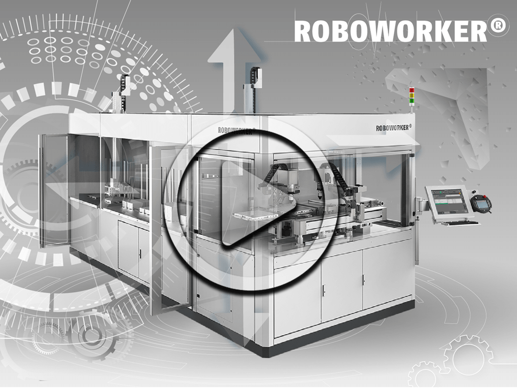 Machine for re-palletizing of workpieces in the production process