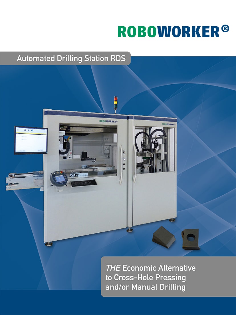 Cover of brochure about Automated Drilling Station RDS by ROBOWORKER