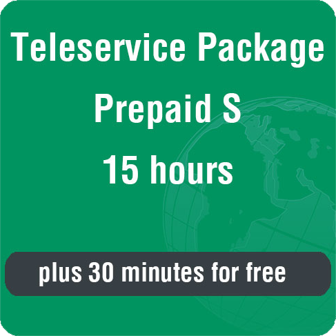 Premium Support included in this teleservice package, plus 30 minutes support for free
